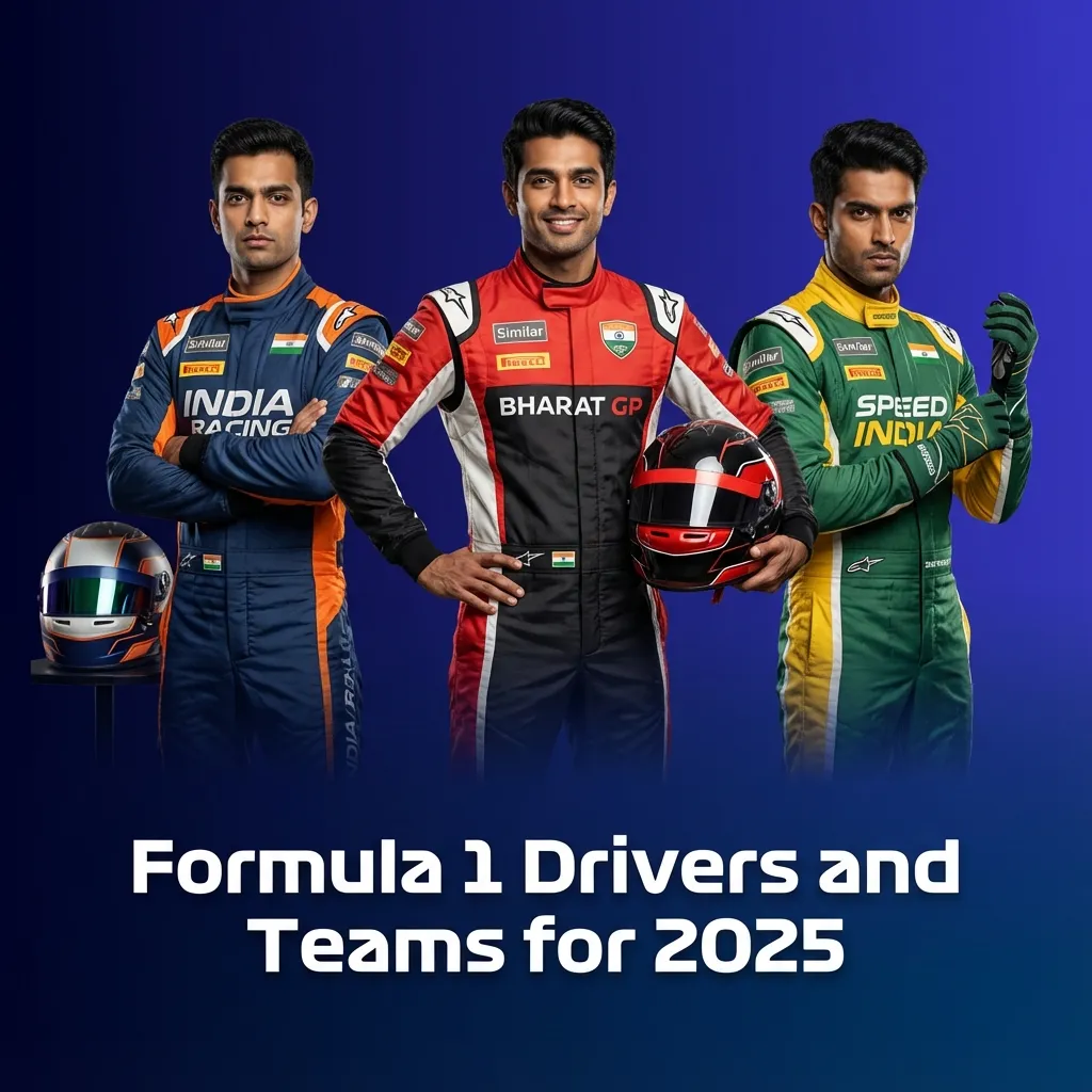 Table of 2025 Formula 1 teams, drivers, and sample championship odds for betting analysis