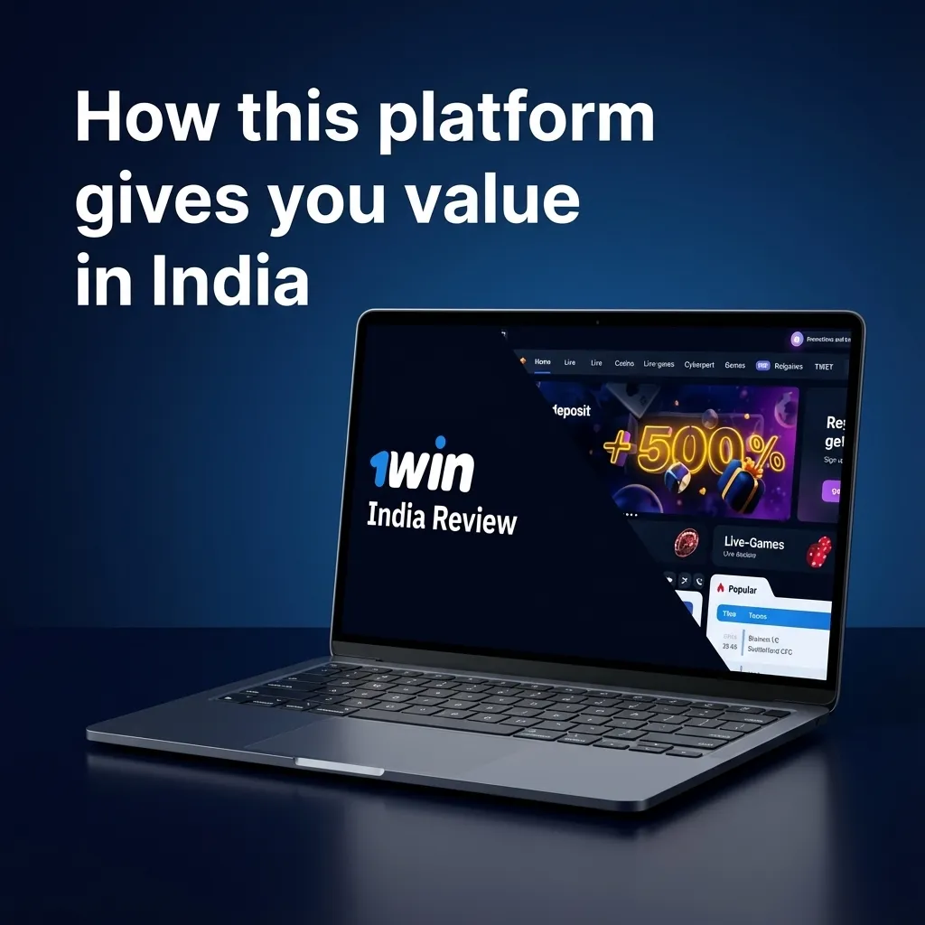 Illustration of an Indian user enjoying sports betting, casino games, security, and mobile app features on a betting platform