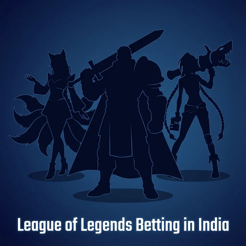 League of Legends esports match with betting markets listed on screen, highlighting major global tournaments and leagues.