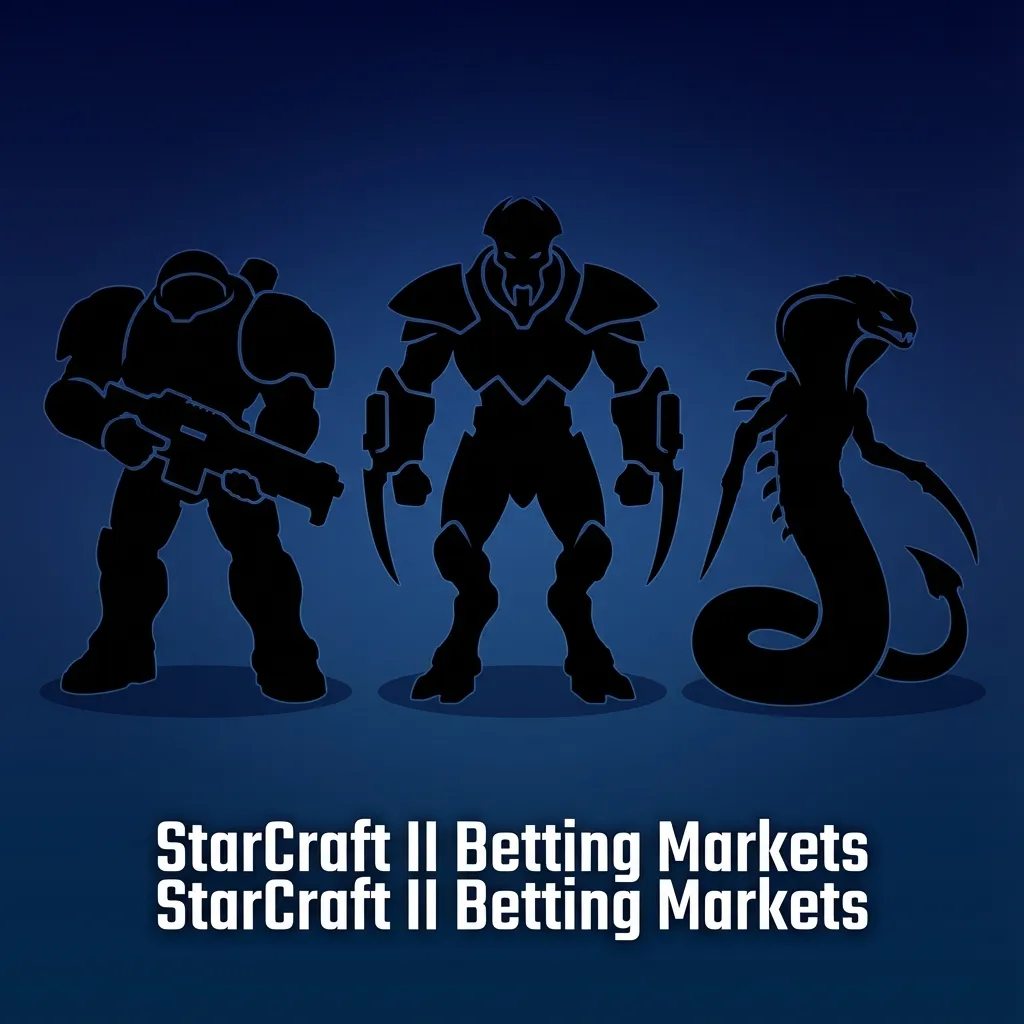 StarCraft II betting markets on 1win site showing match, map, score and handicap options with esports events list