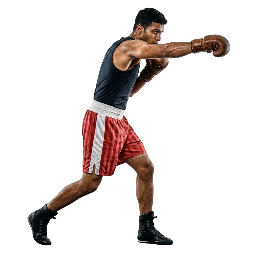 Illustration of 1win India MMA betting interface showing fight cards, live odds, and a sports welcome bonus banner