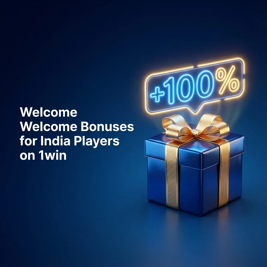 Promotional banner for 1win India showing 500% welcome bonus up to ₹75,000 for sports bets and casino games