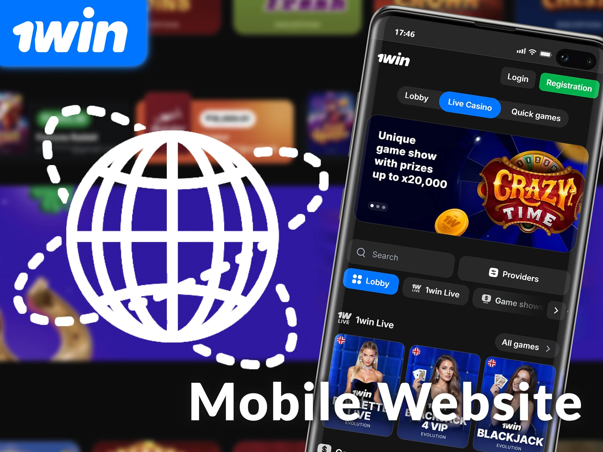 Use the official 1win Mobile Website for Instant Play on any smartphone.
