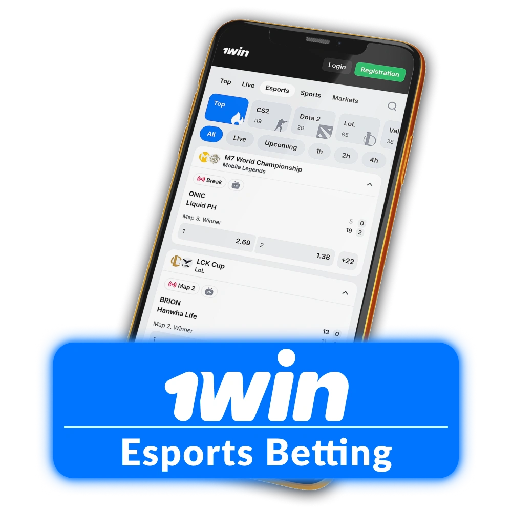 Explore the 1win Esports section for the best gaming betting lines.