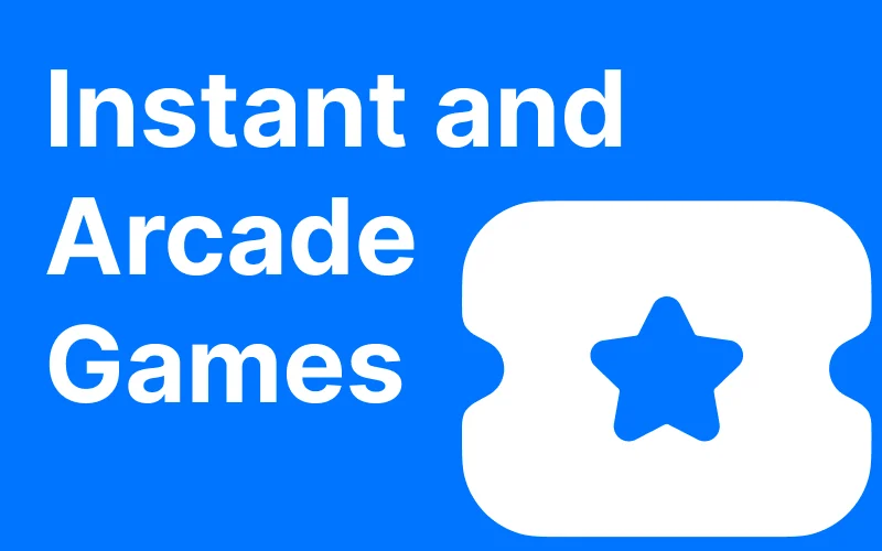 Start playing 1win Casino Instant and Arcade Games for quick results.