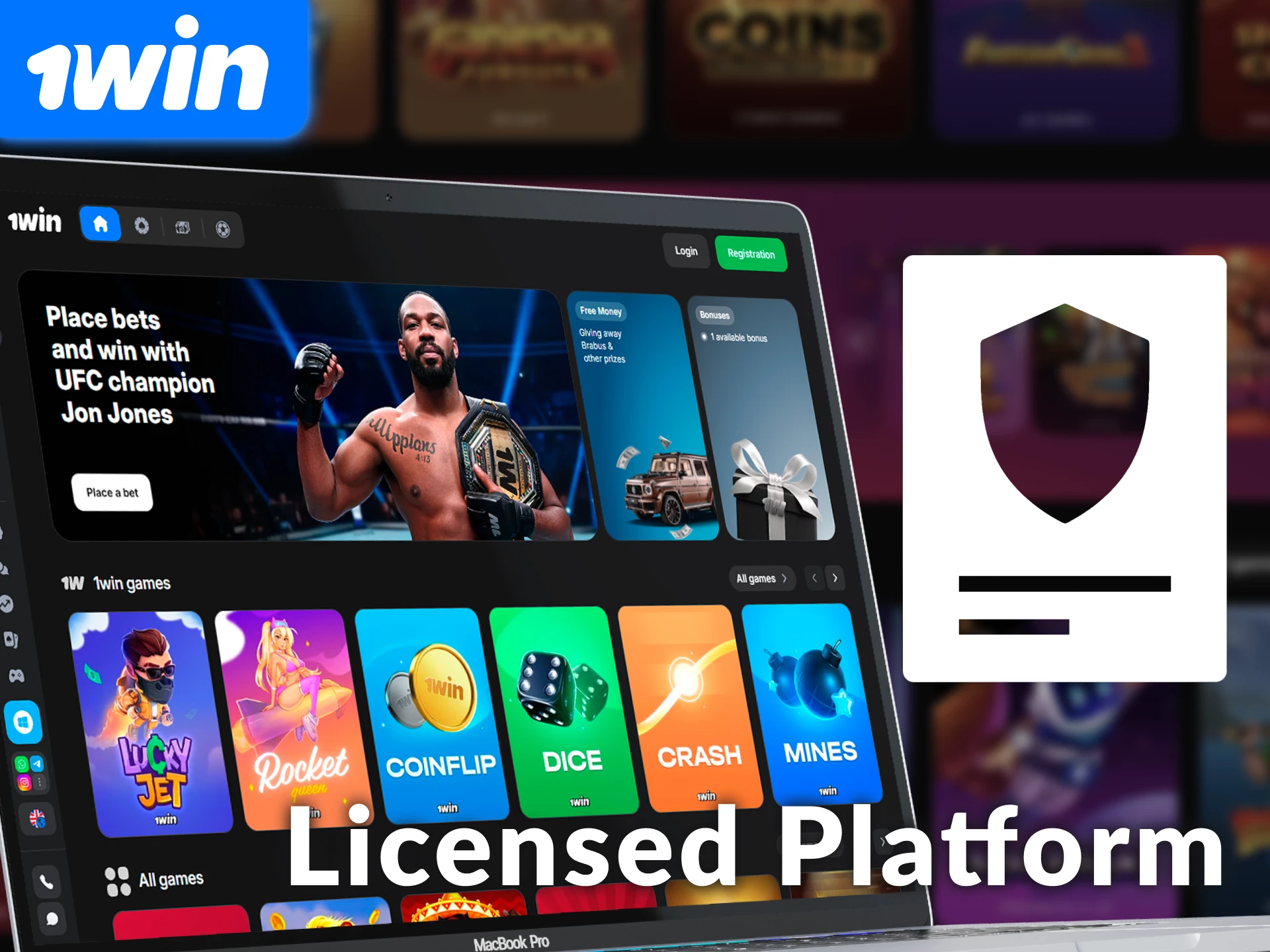 Play on the official licensed 1win Online Platform for India and win.