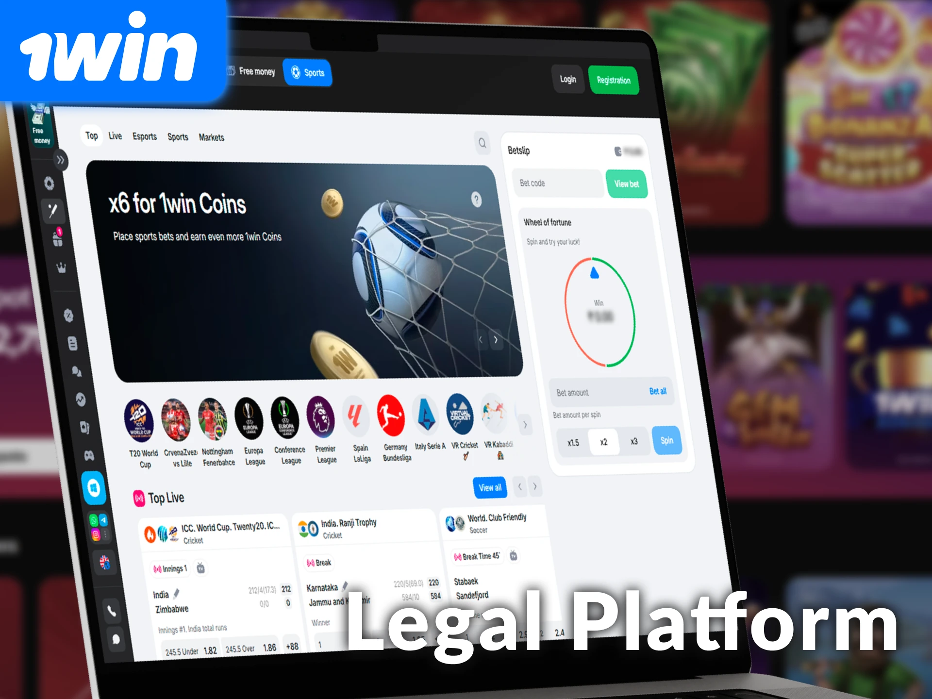 Find out is 1win betting platform legal for India users.