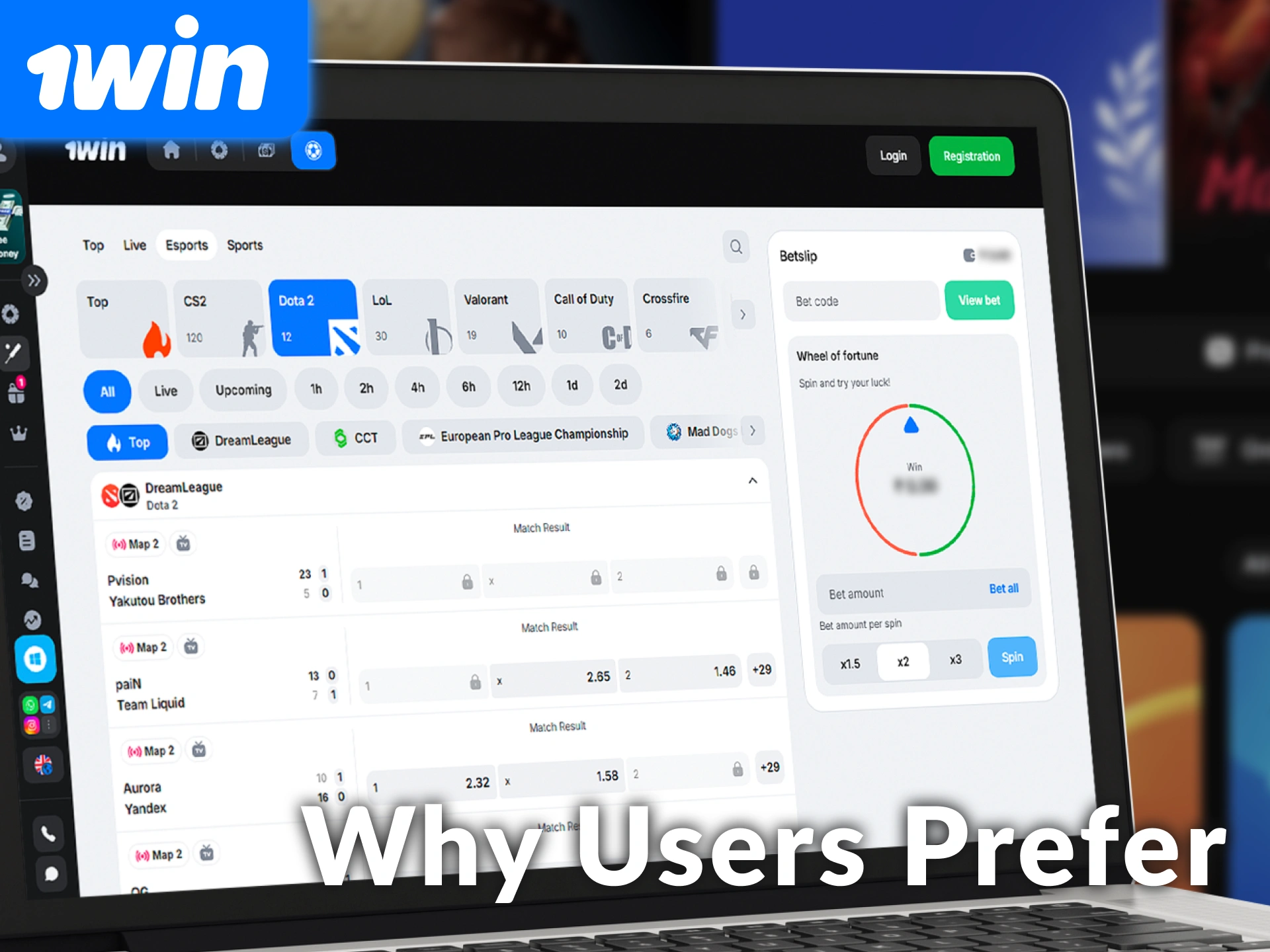 Discover why many India players prefer 1win for Dota 2 betting.