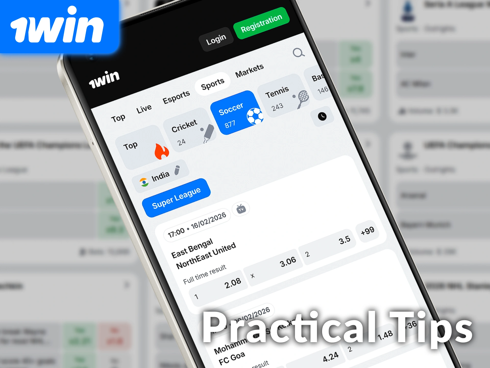 Use these practical tips for better 1win football betting and bigger wins.