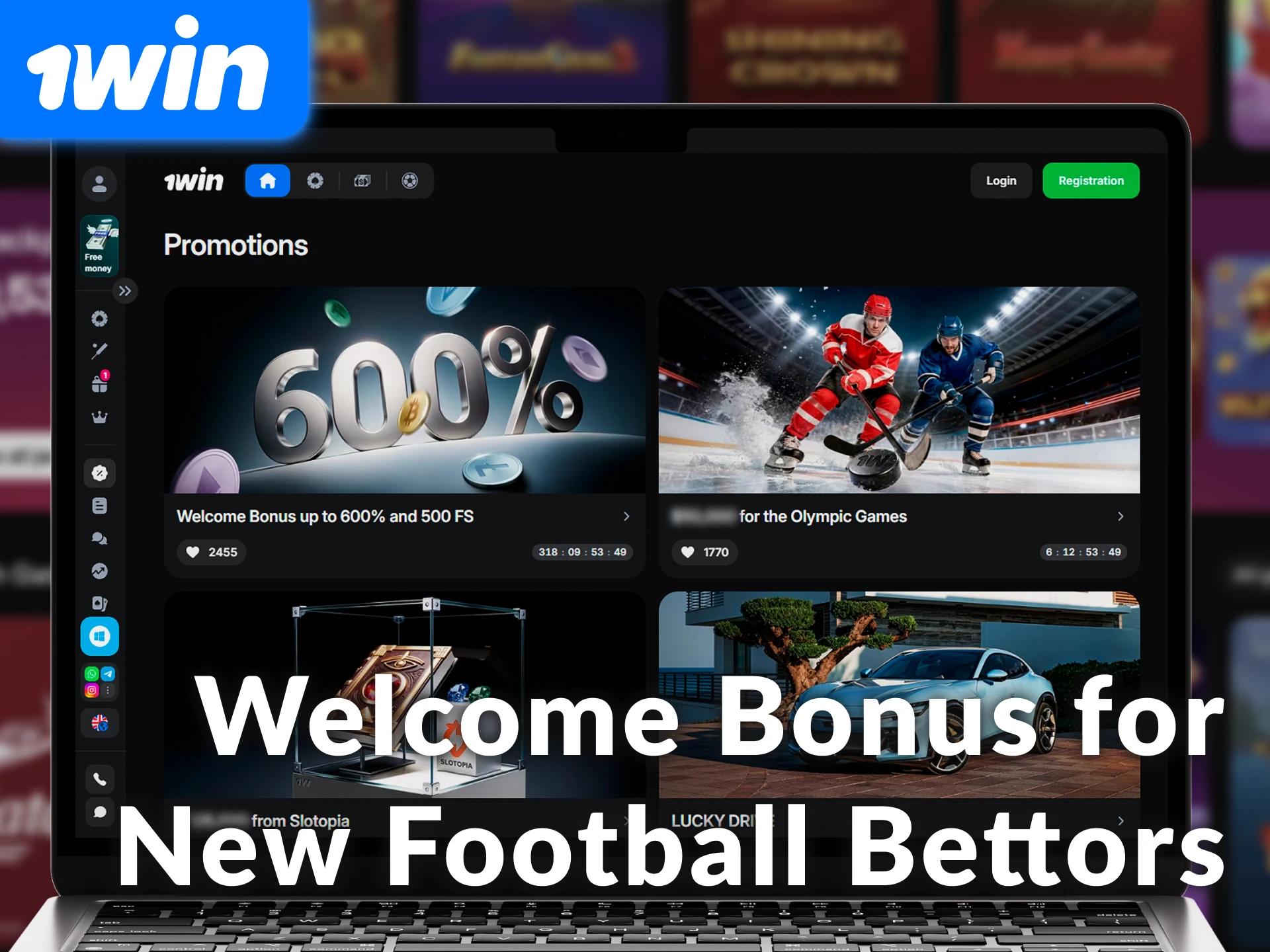 Claim the 1win welcome bonus for new football bettors today.
