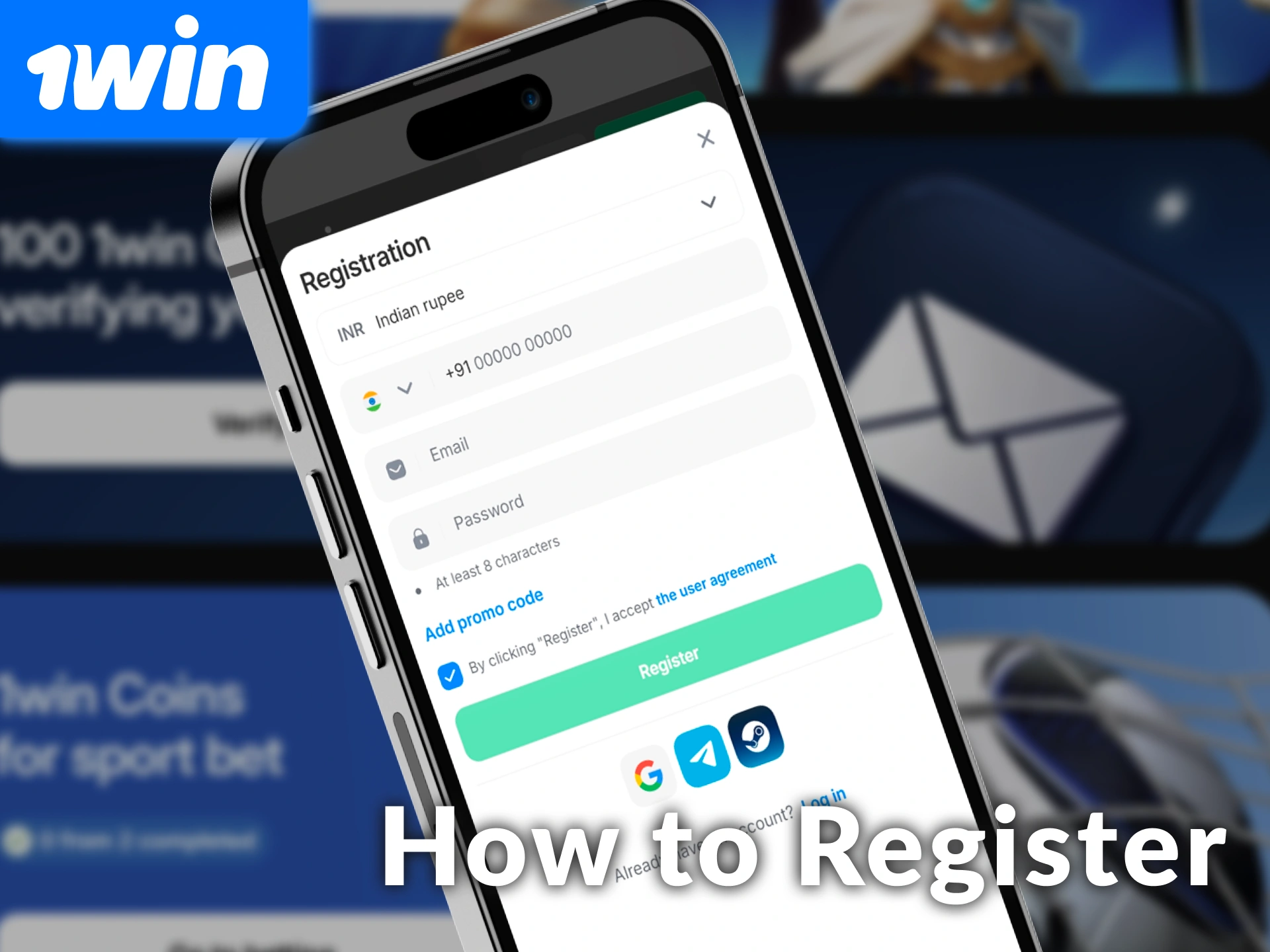 See the step-by-step process of How to Register in the 1win iOS Mobile App.