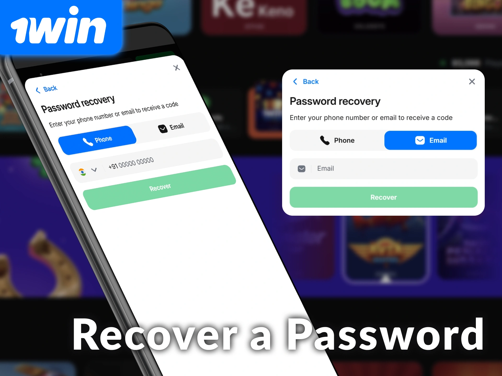 Follow the official guide on How to recover a forgotten 1win password using your phone or email.