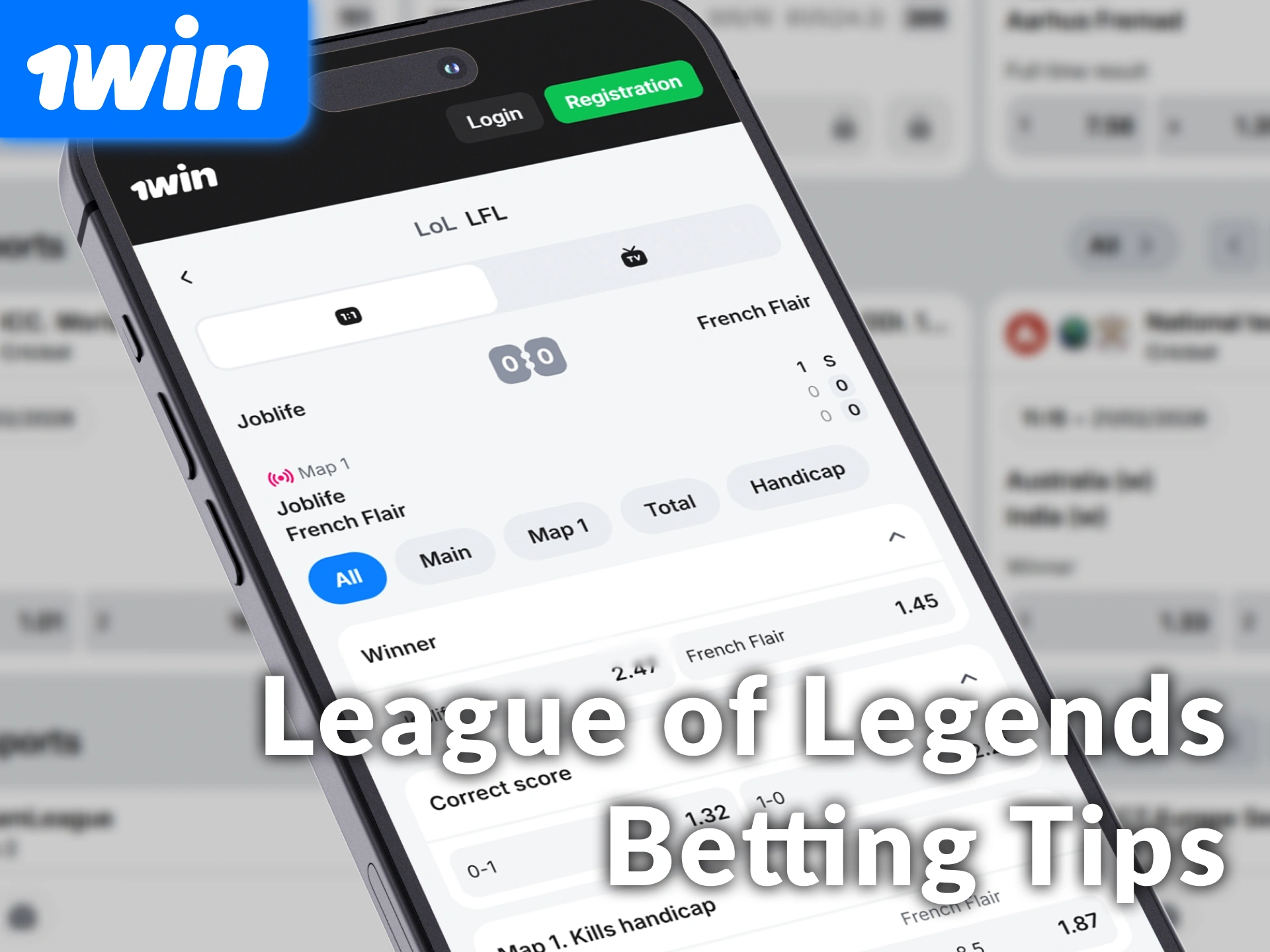 Use League of Legends betting tips and strategies for 1win users.