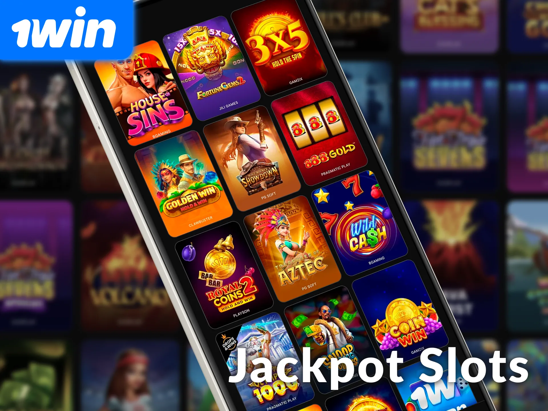 Play jackpot slots at 1win for a chance at massive payouts.