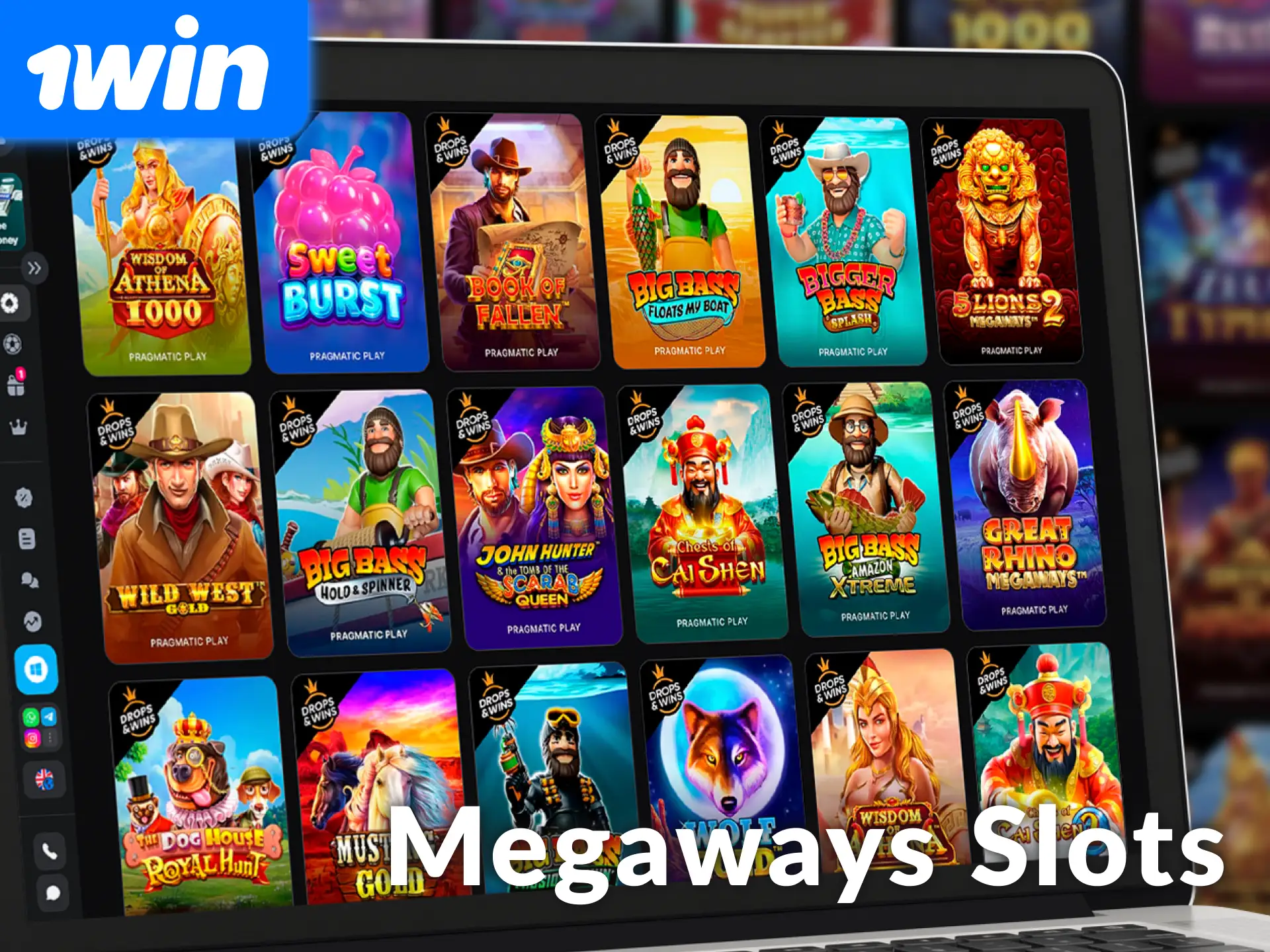 Experience thousands of ways to win with Megaways slots at 1win Official.
