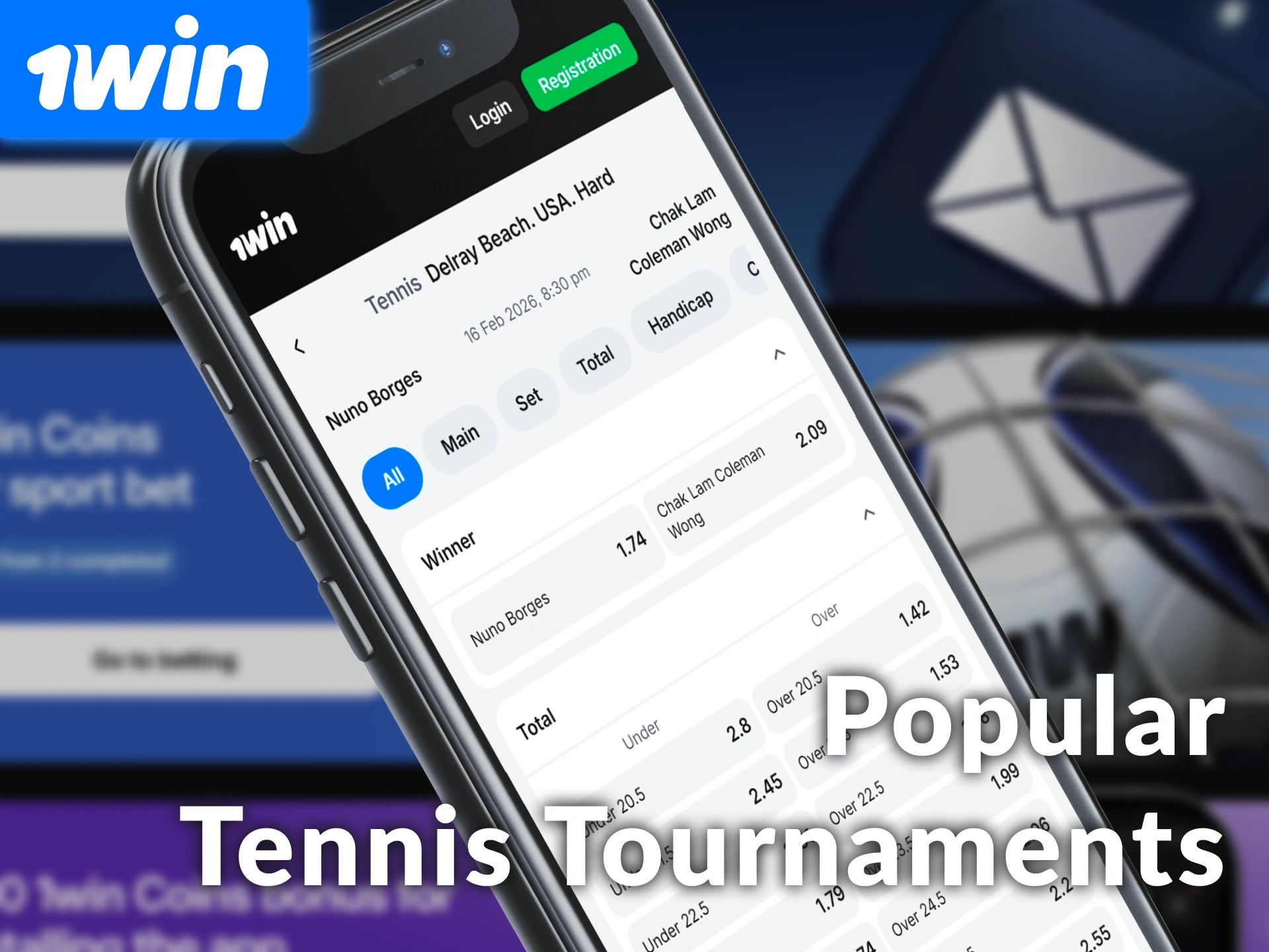 Explore popular tennis tournaments to bet on at 1win for big rewards.